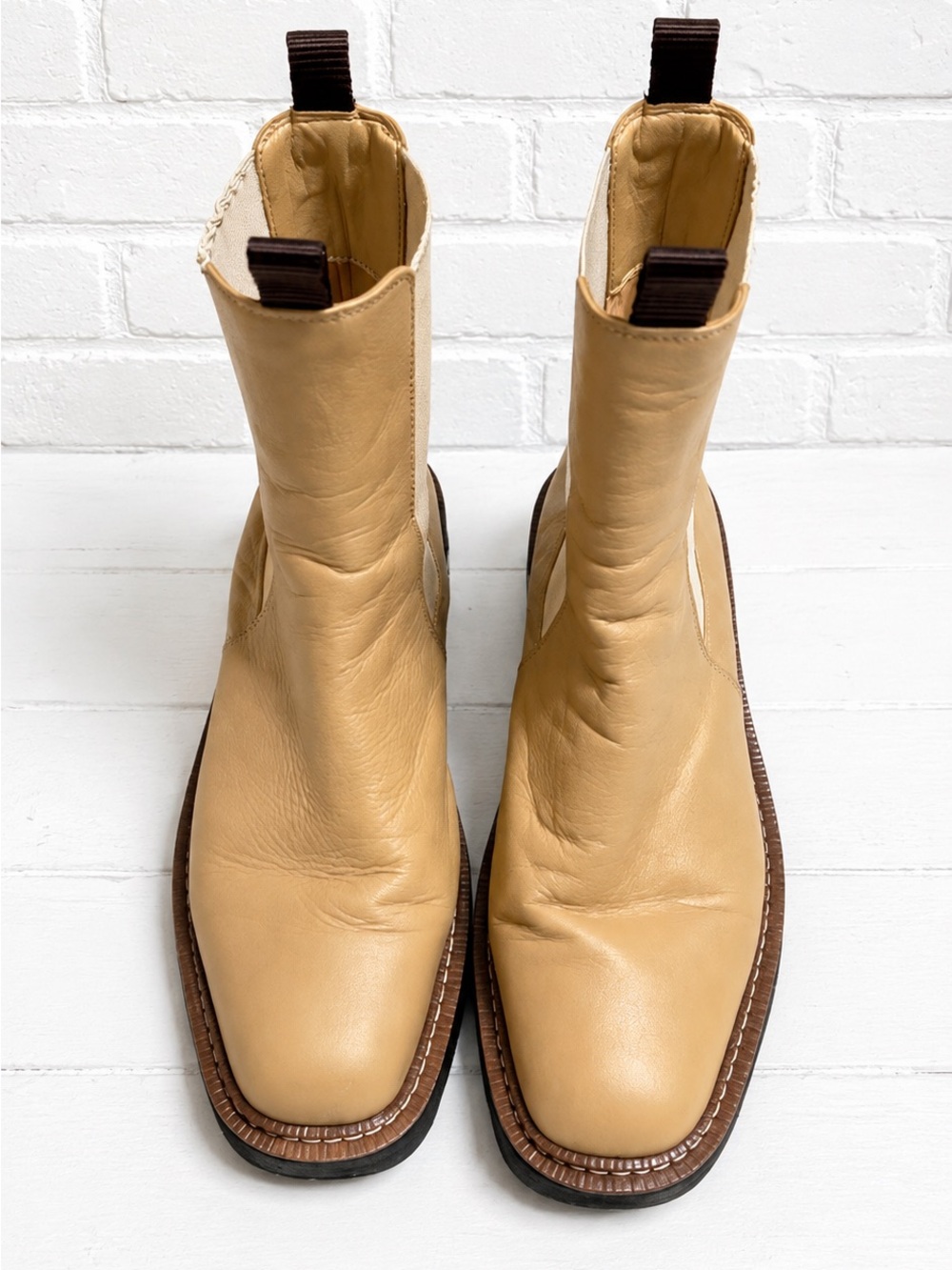 Sam Edelman Laguna Chelsea boot in sesame Size 10